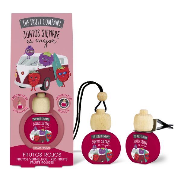 Ambientador para coche aroma Frutos Rojos