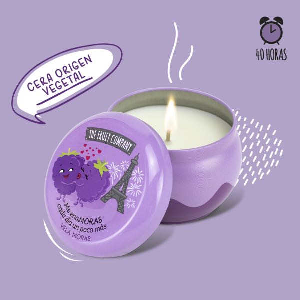 Velas perfumadas - Moras - THE FRUIT COMPANY